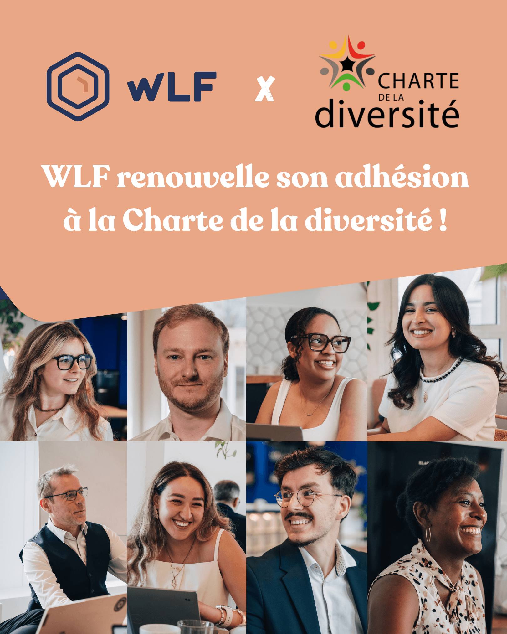 WLF renouvelle son adhésion à la Charte de la diversité