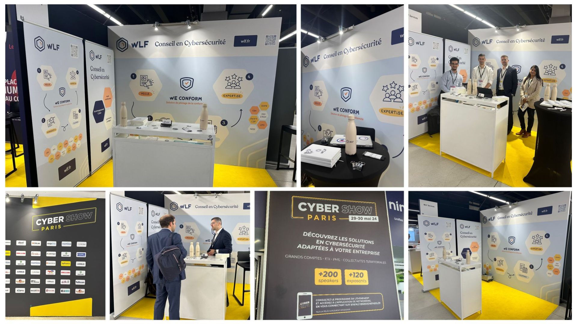 WLF au Cyber Show Paris 2024 - Stand