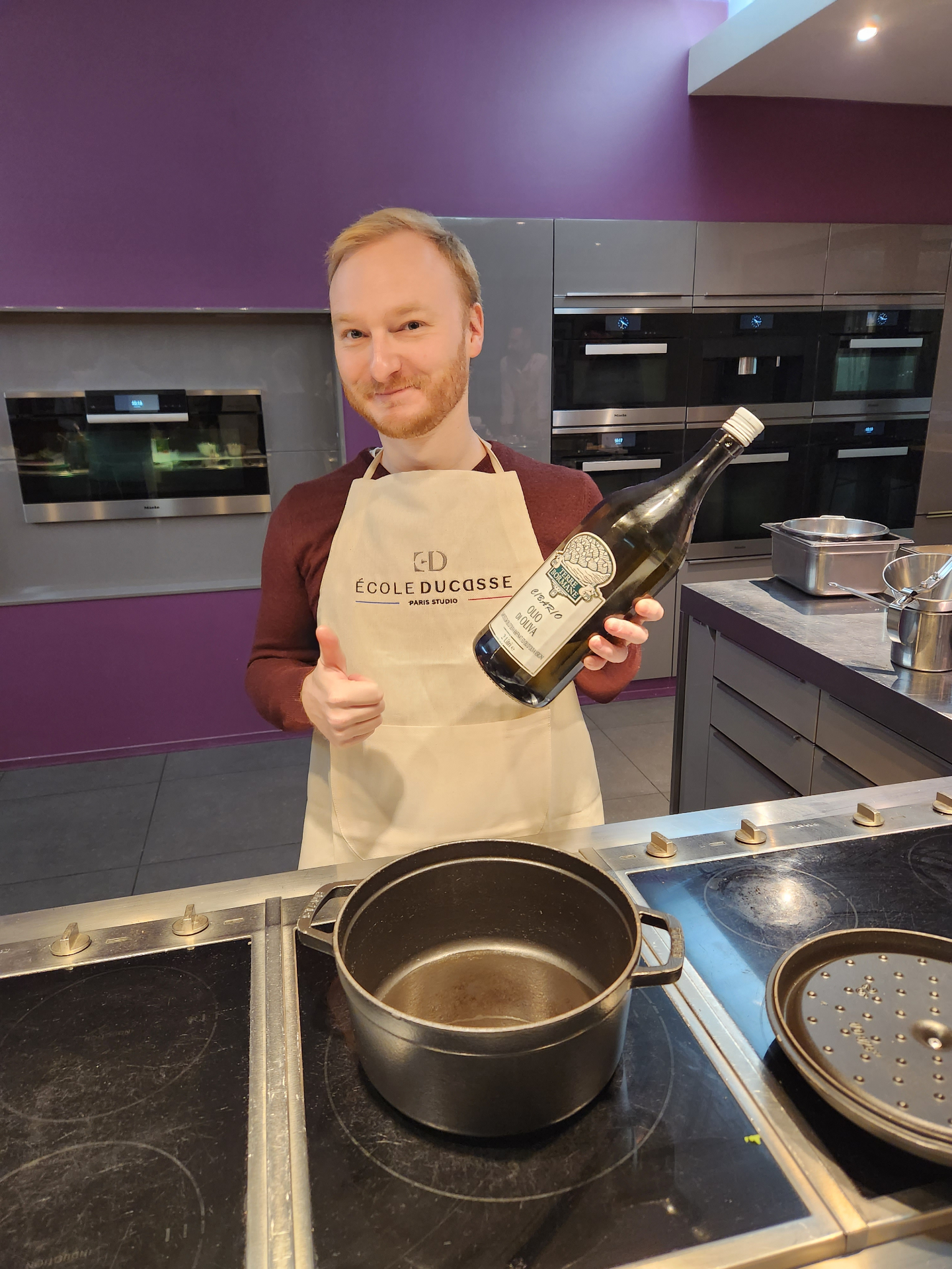 Cours de cuisine École Ducasse - vie interne WLF